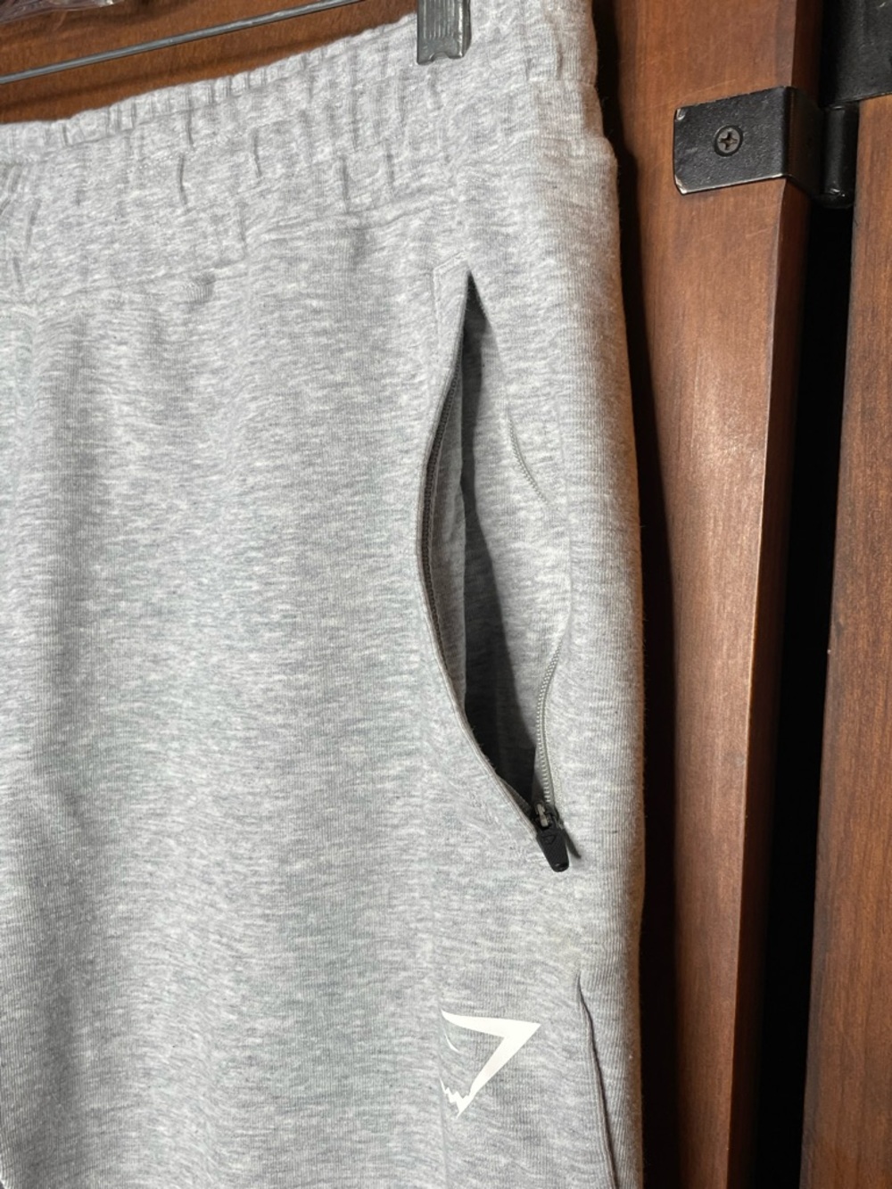 Gymshark Training Fleece Joggers Gray Sweatpants Athletic Loungewear Sporty L - Picture 6 of 10